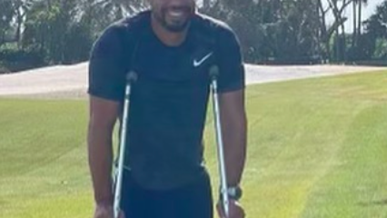 Golf fans react as Tiger Woods is pictured for FIRST time since car accident